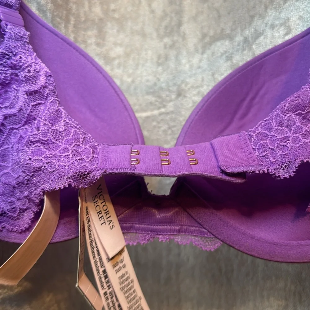 Victoria's‎ Secret Dream Angels Purple Lace Push-Up Bra 34A 11206496